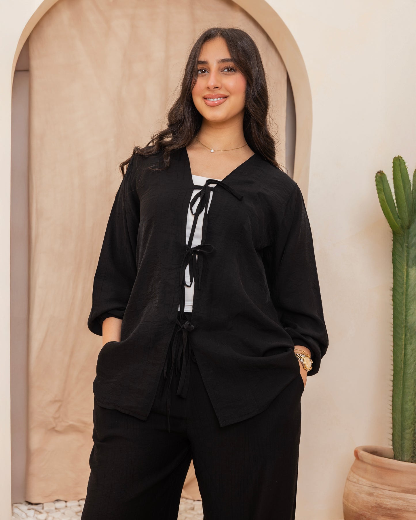 Galaxy Linen Set - Black