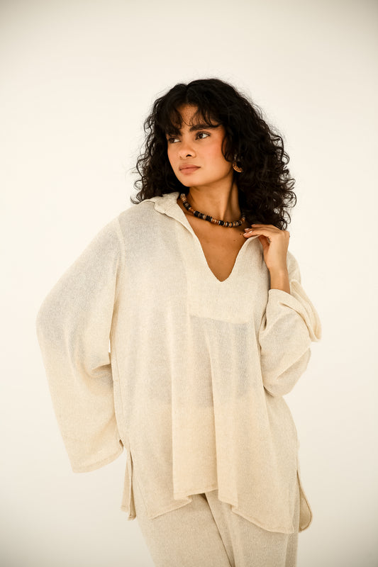 Mesh set in Beige