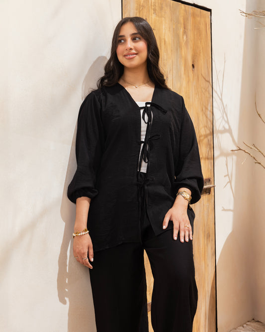 Galaxy Linen Set - Black