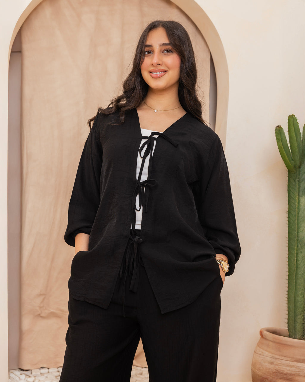Galaxy Linen Set - Black