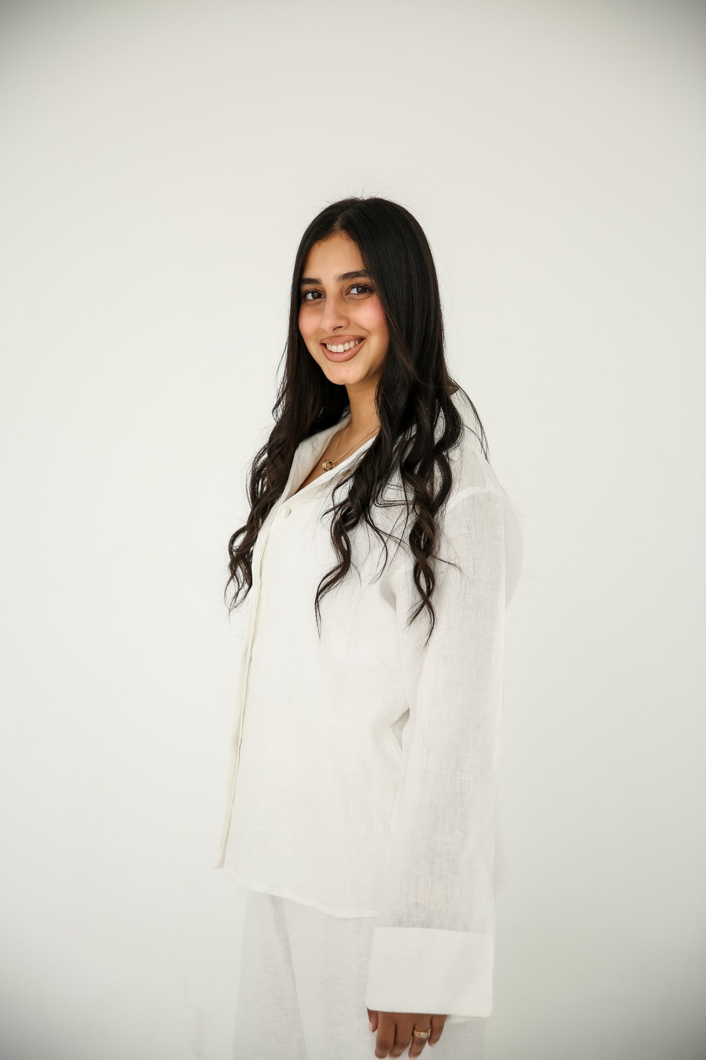 Pure linen blouse