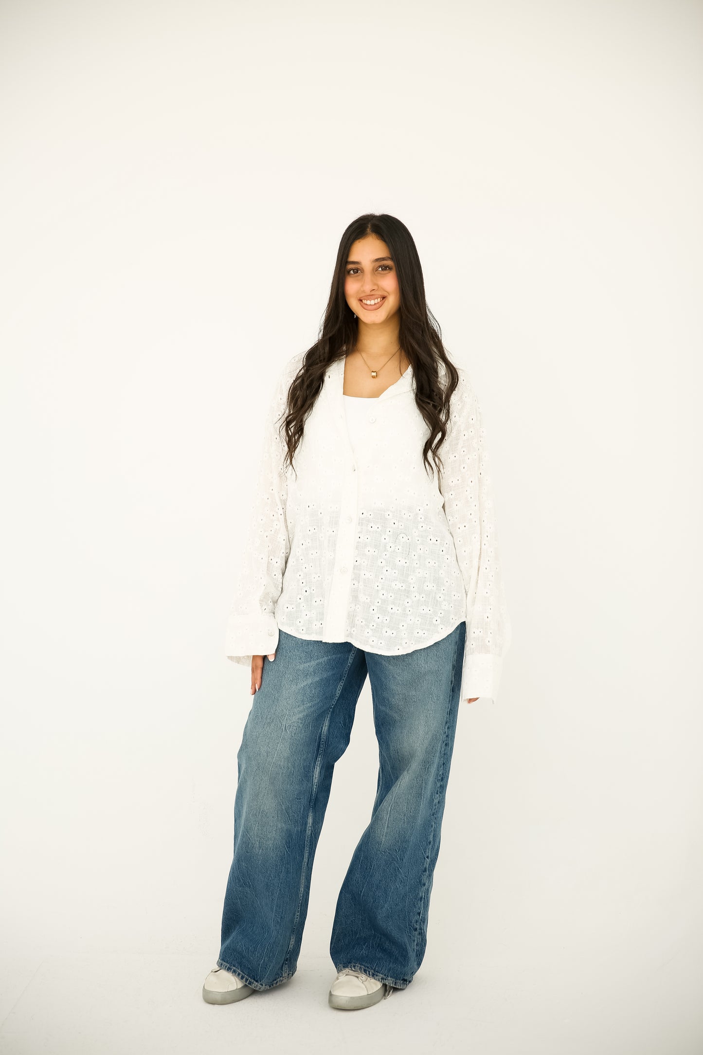 Pure linen blouse