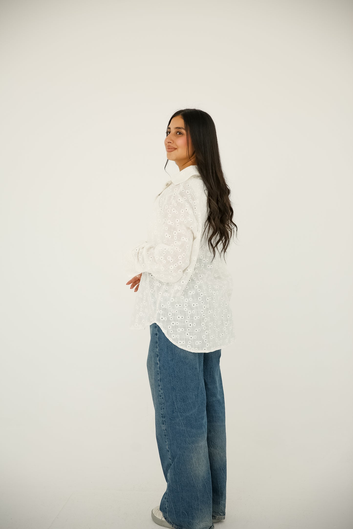 Pure linen blouse