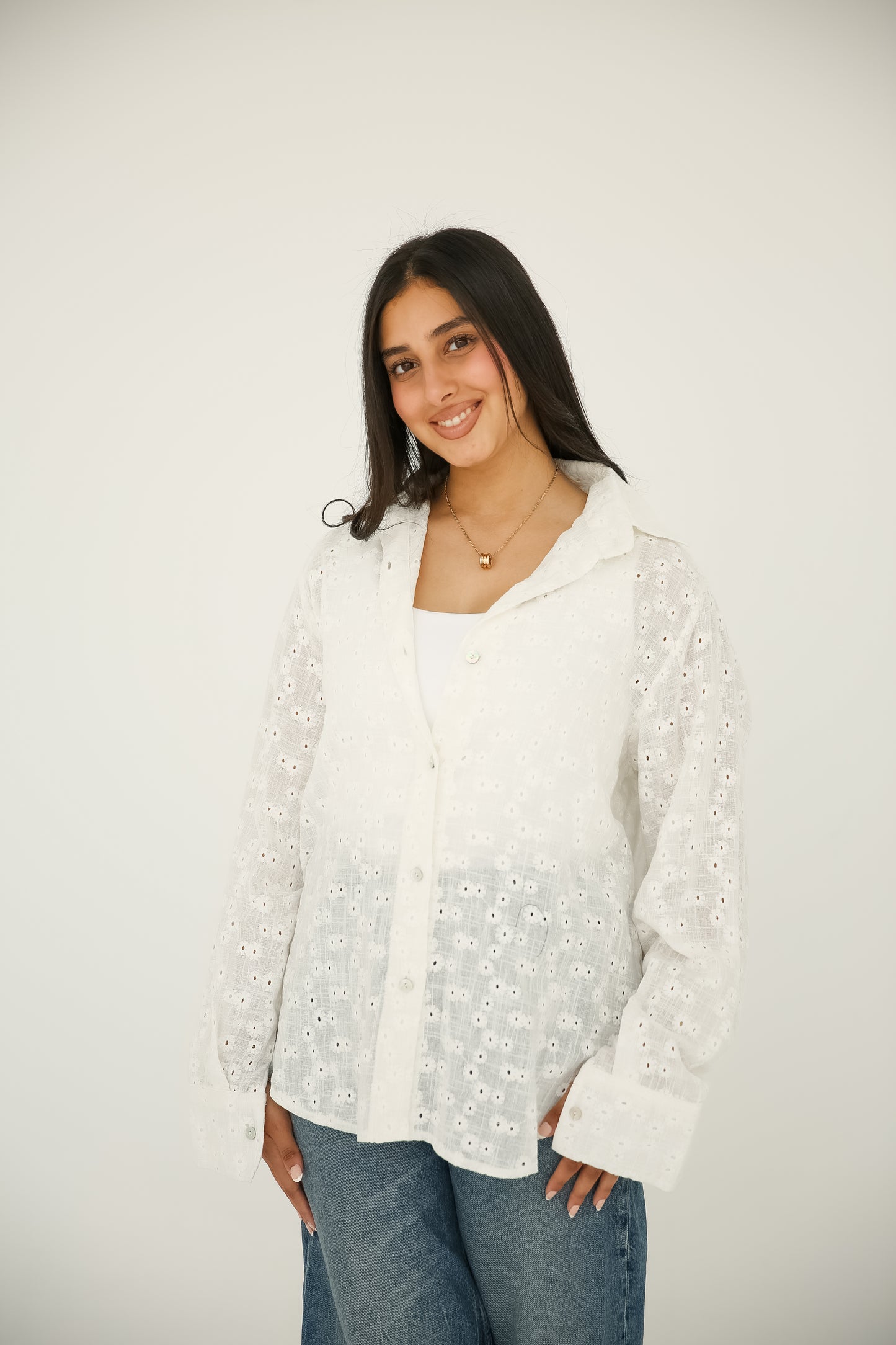 Pure linen blouse