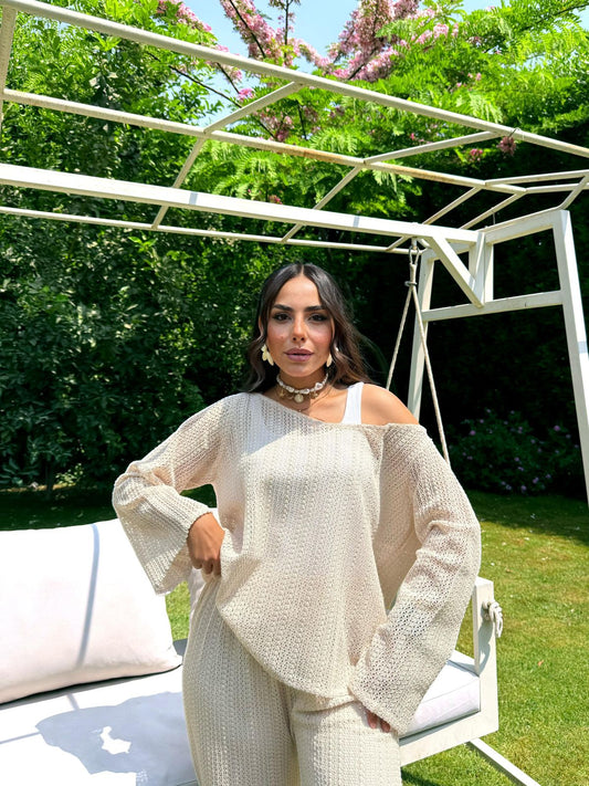 Mesh set - Light beige